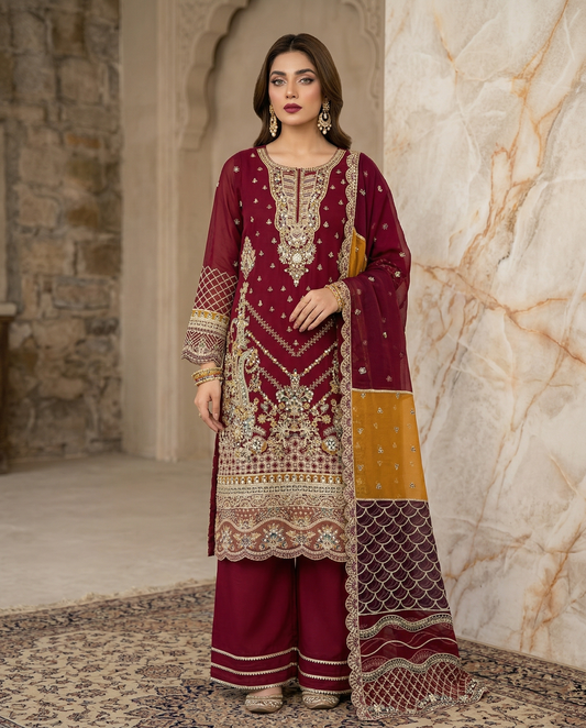 PARISA - ZO-27 - MAROON