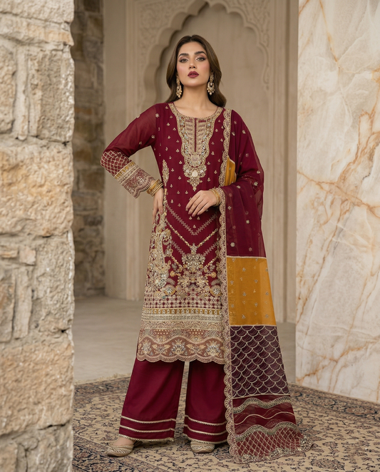 PARISA - ZO-27 - MAROON