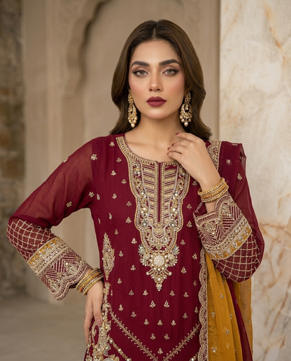 PARISA - ZO-27 - MAROON